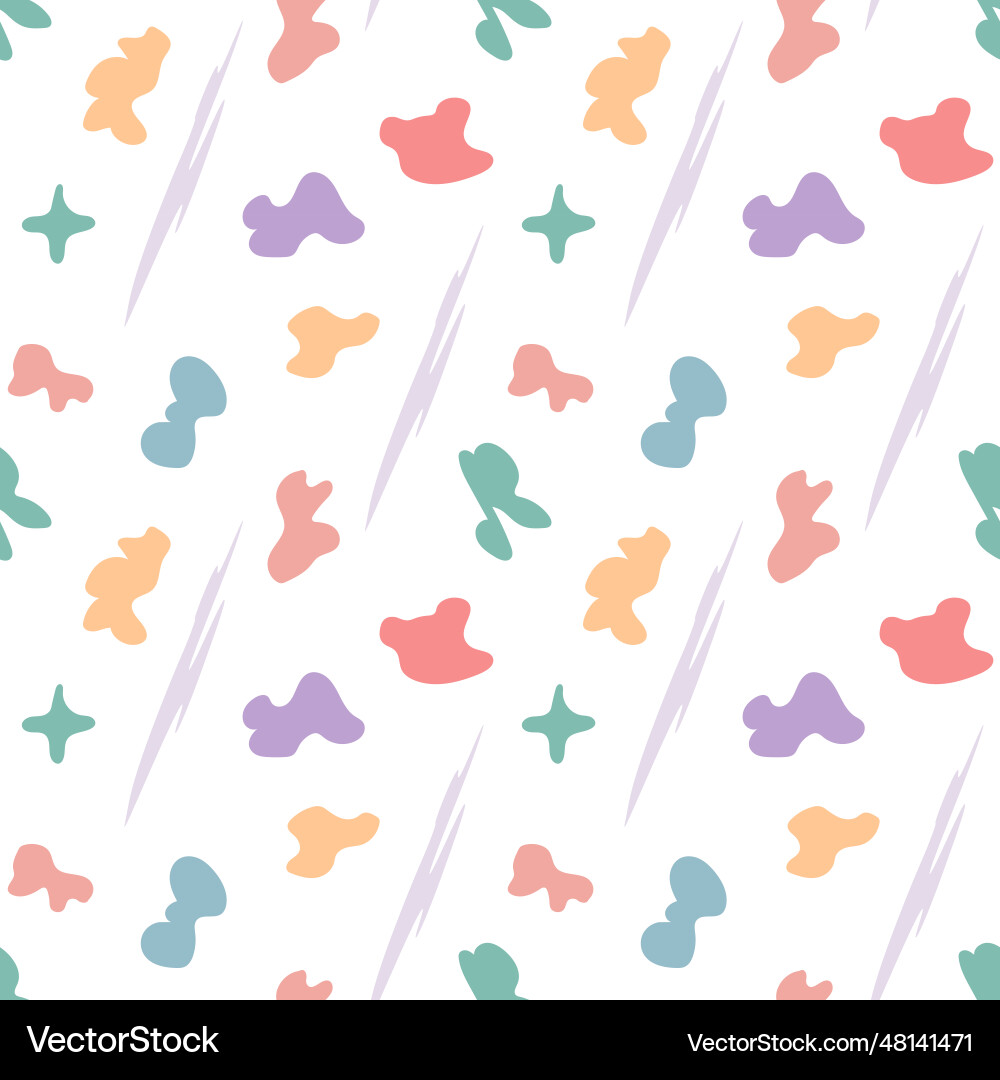 Abstract different multicolored spots pattern Abstract different multicolored spots pattern vector image