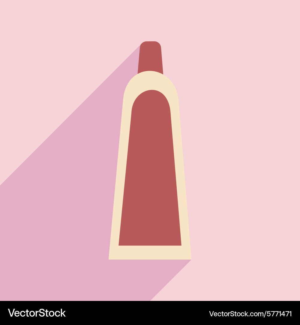 Flat with shadow icon and mobile application shave vector image