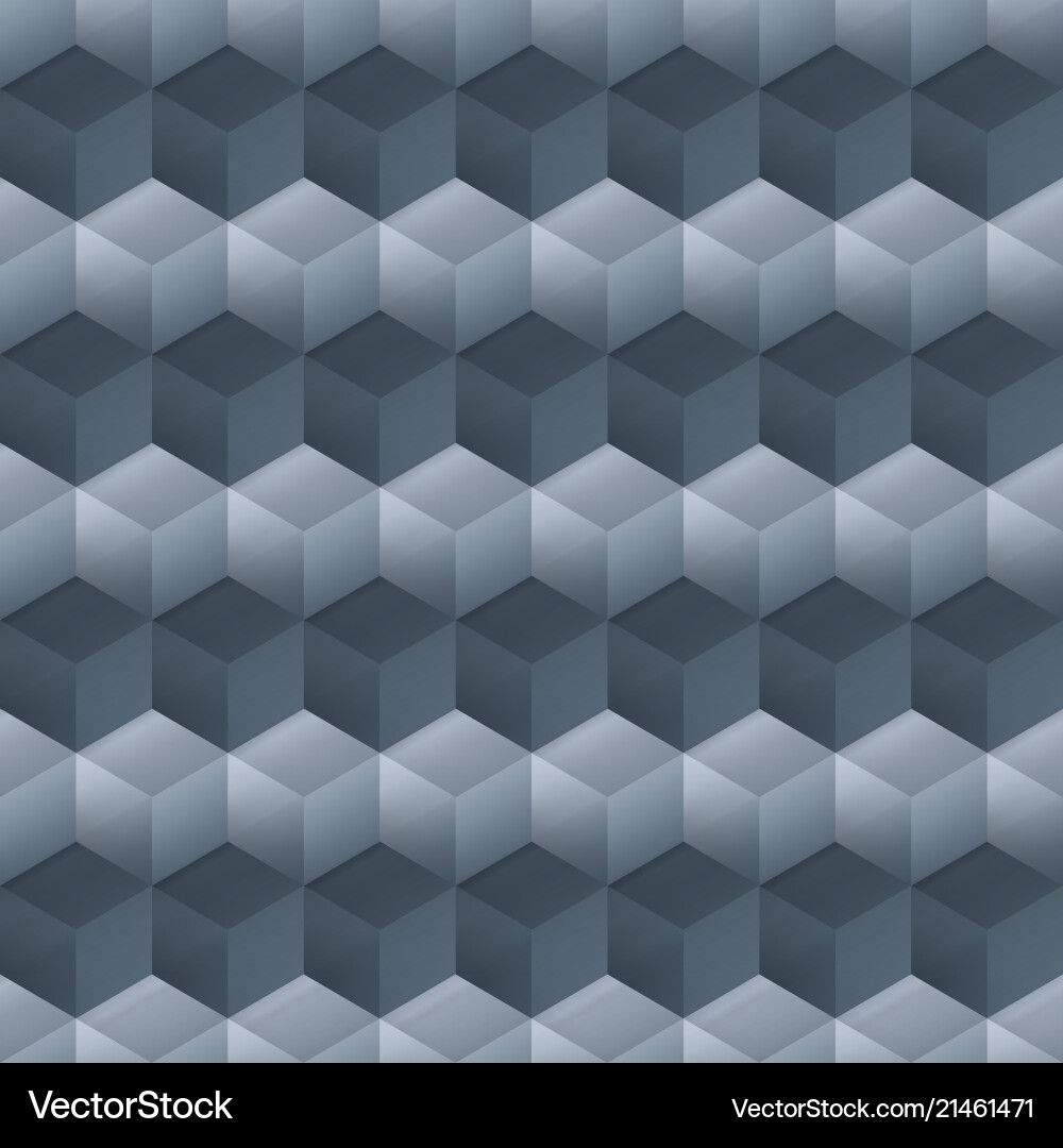 Grey color square pattern vector image