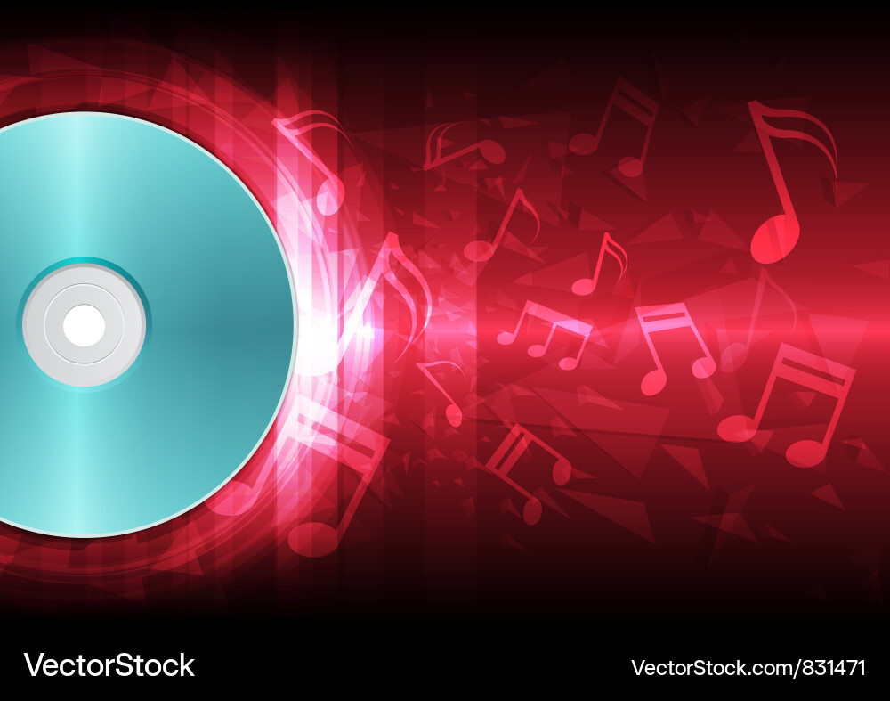 Power of sound from disk vector image