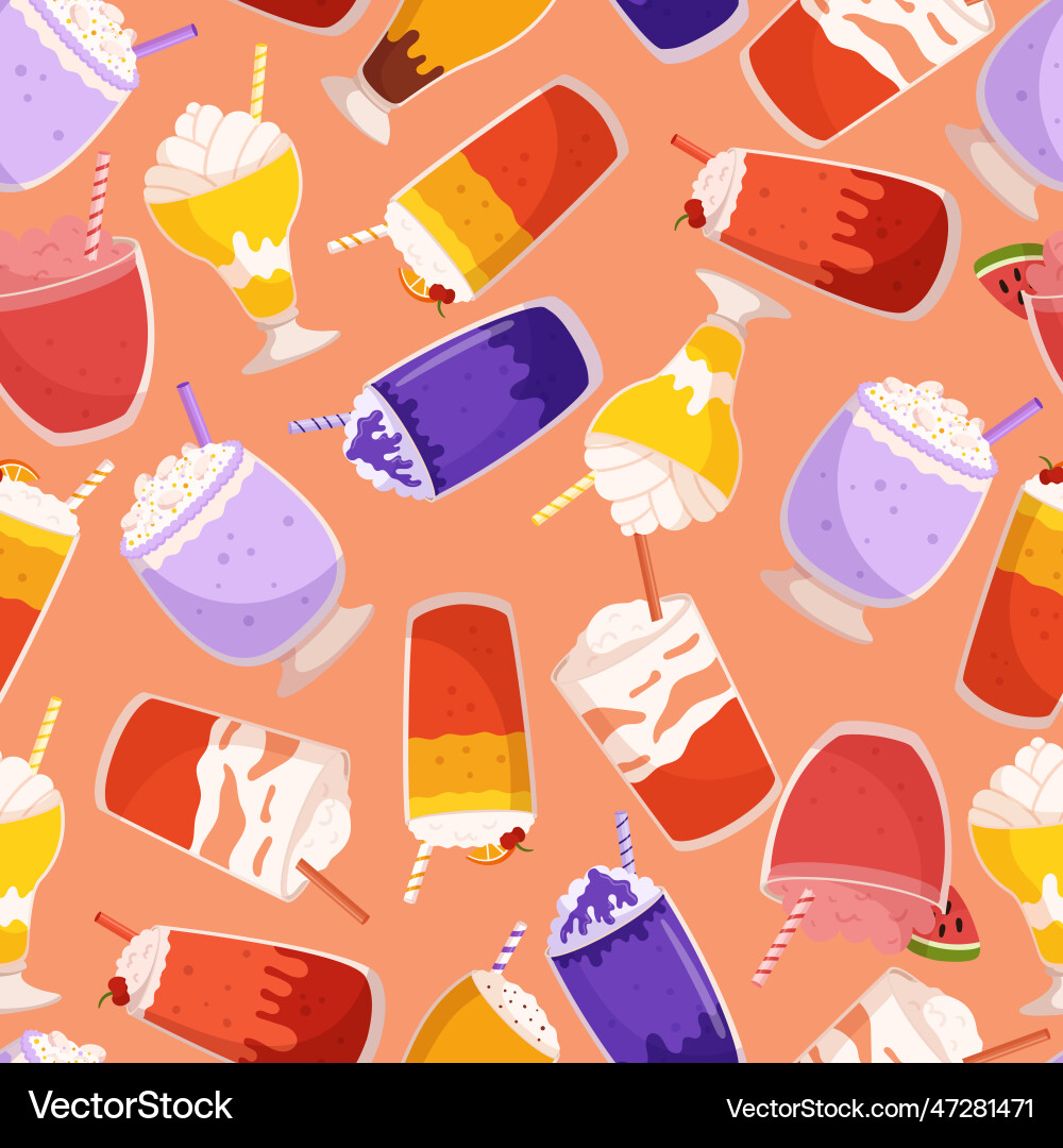 Whimsical and delightful seamless pattern features Vector Image