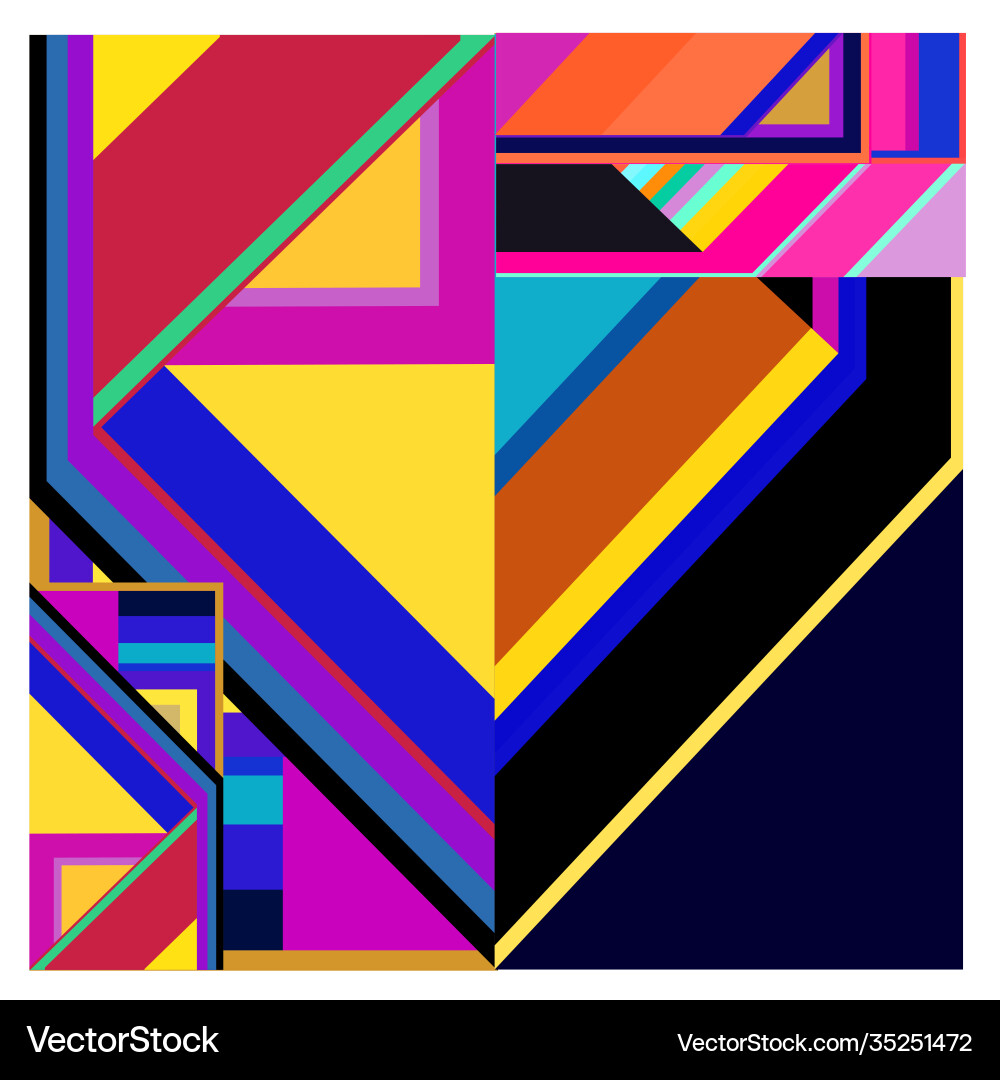 Colorful geometric and curve background pattern Colorful geometric and curve background pattern Vector Image