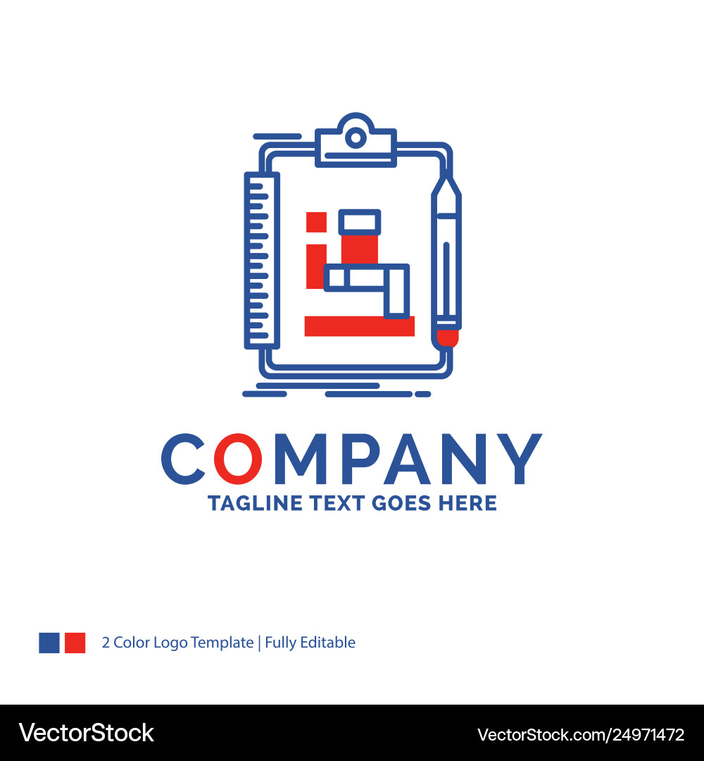 Company name logo design for algorithm process Company name logo design for algorithm process vector image