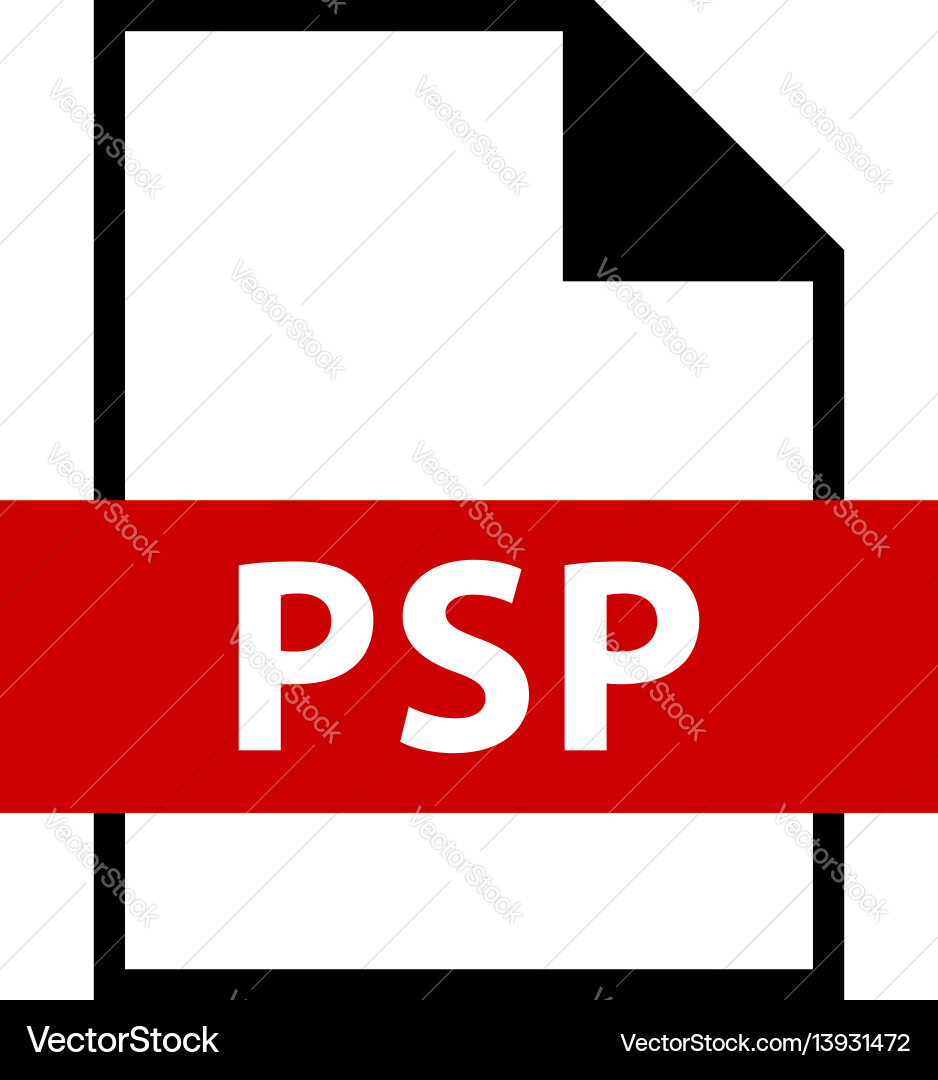 File name extension psp type vector image