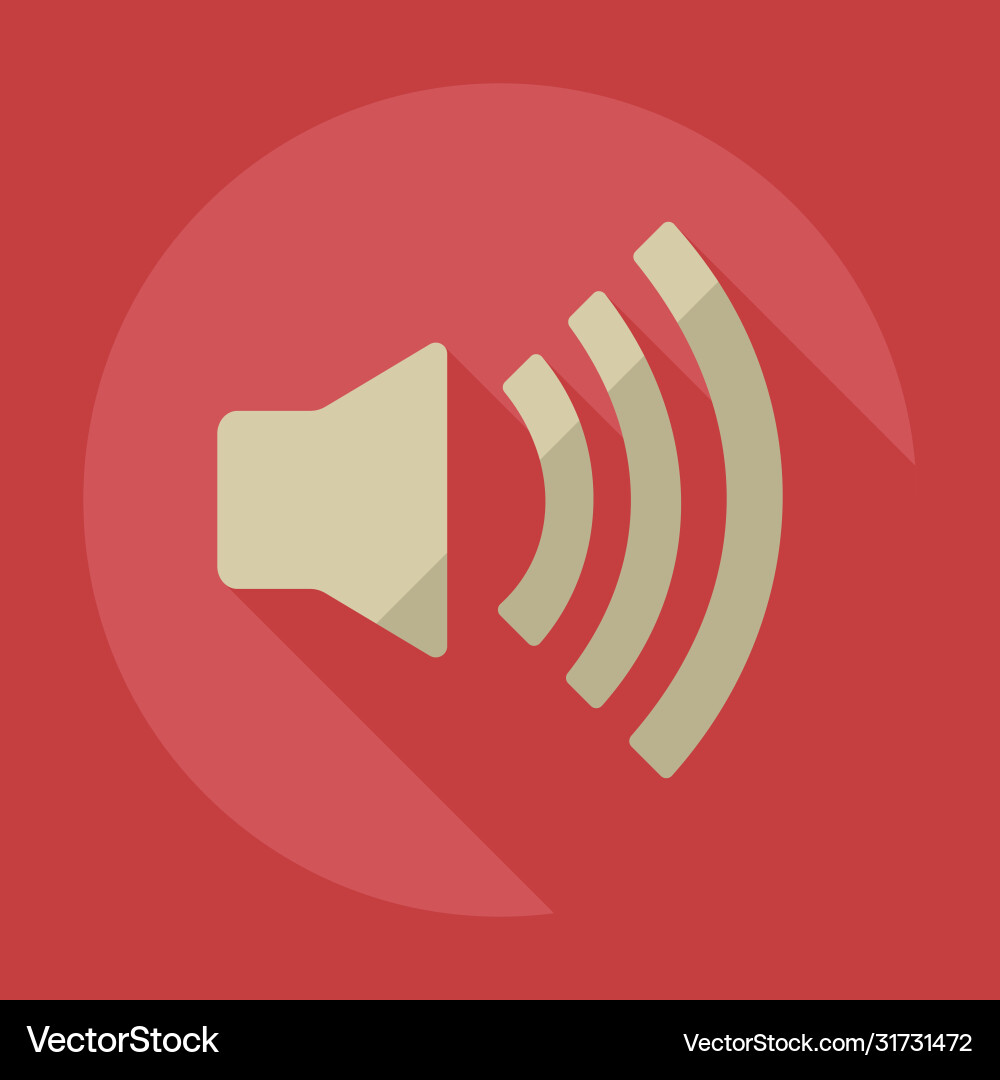 Flat modern design with shadow icon player Flat modern design with shadow icon player Vector Image