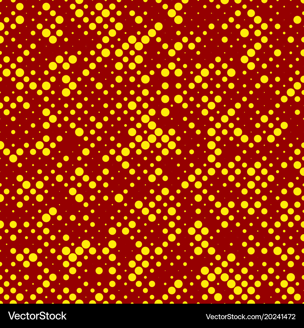 Halftone circle pattern background template vector image