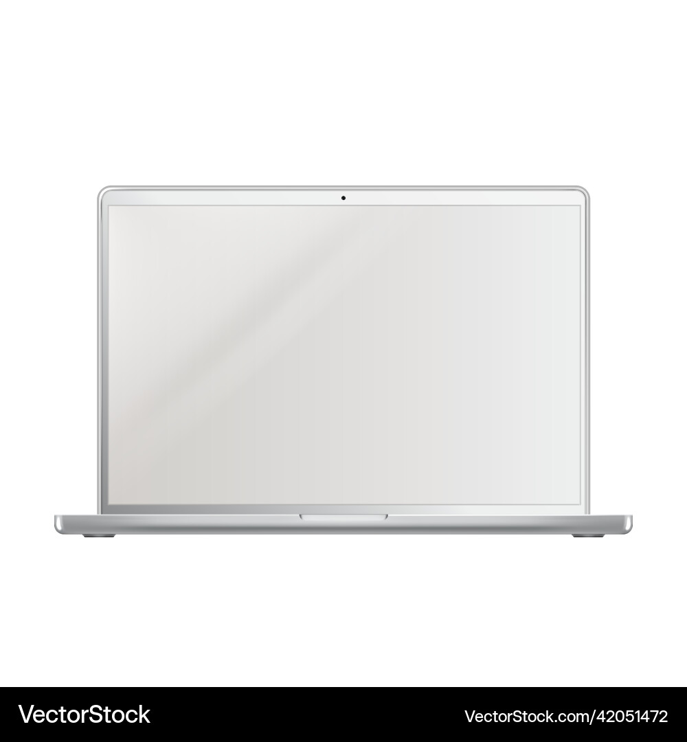 Laptop electronic digital technology device Vector Image