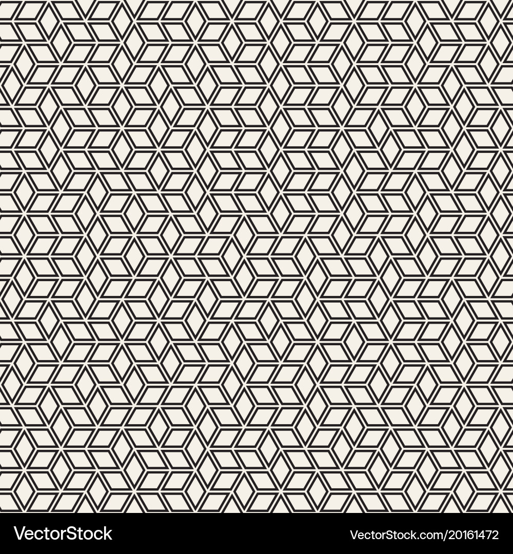 Modern Hexagonal Stripe Pattern vector image