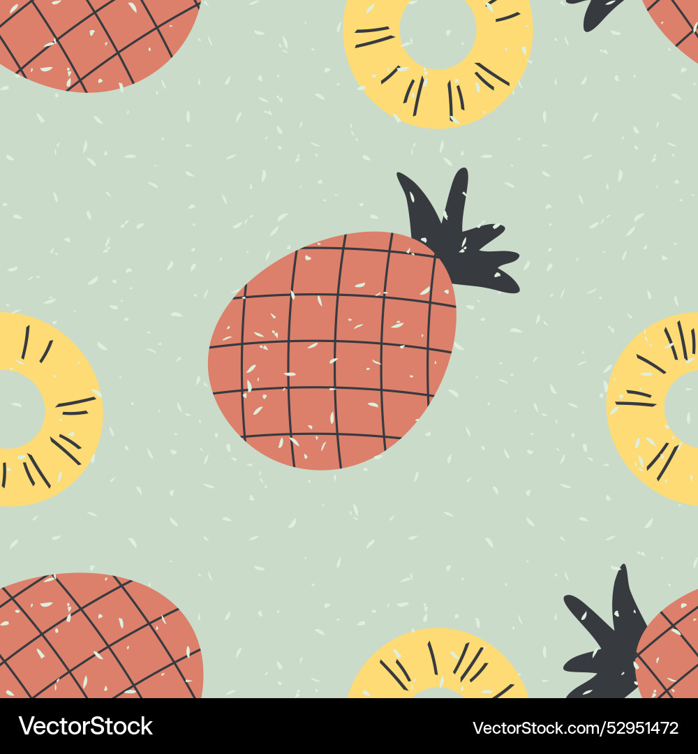 Seamless pattern with retro style textured Seamless pattern with retro style textured vector image
