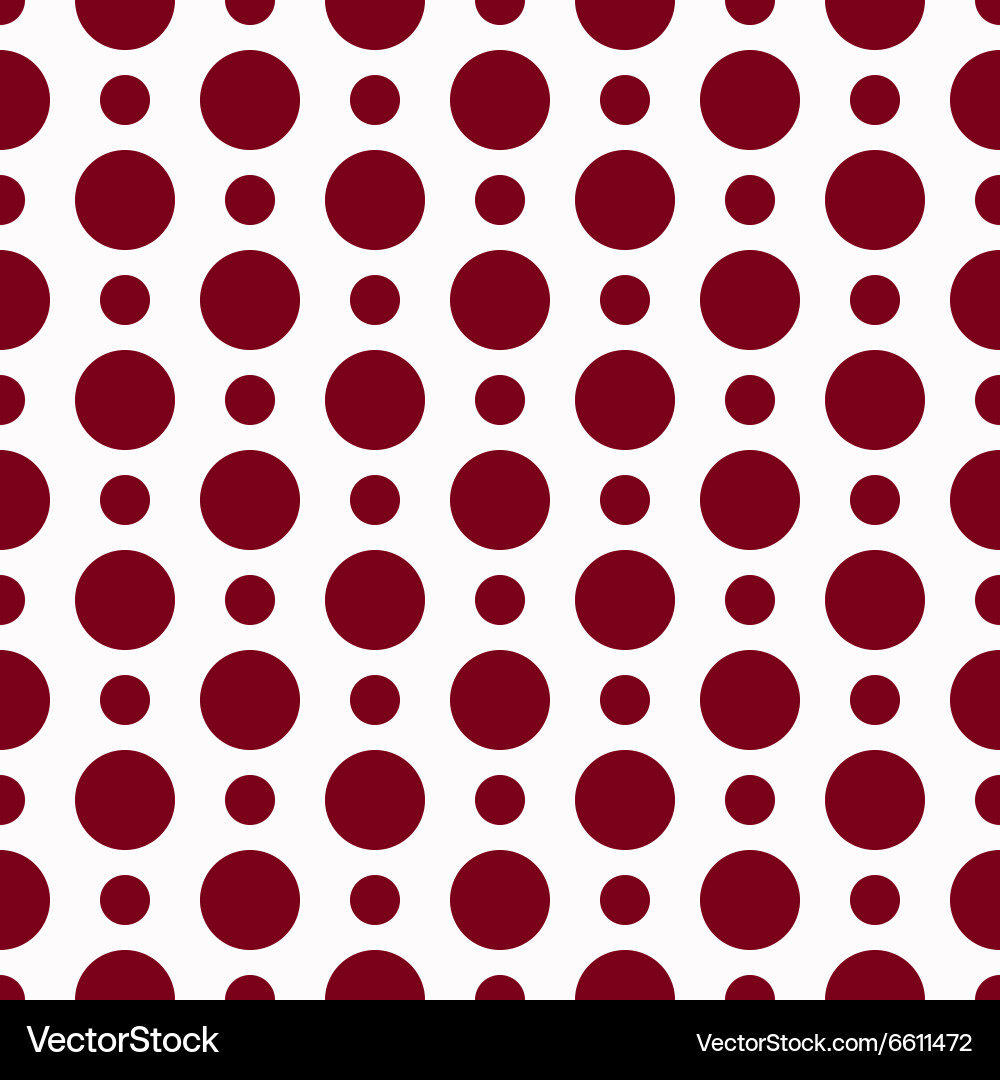 Seamless polka dot background Royalty Free Vector Image