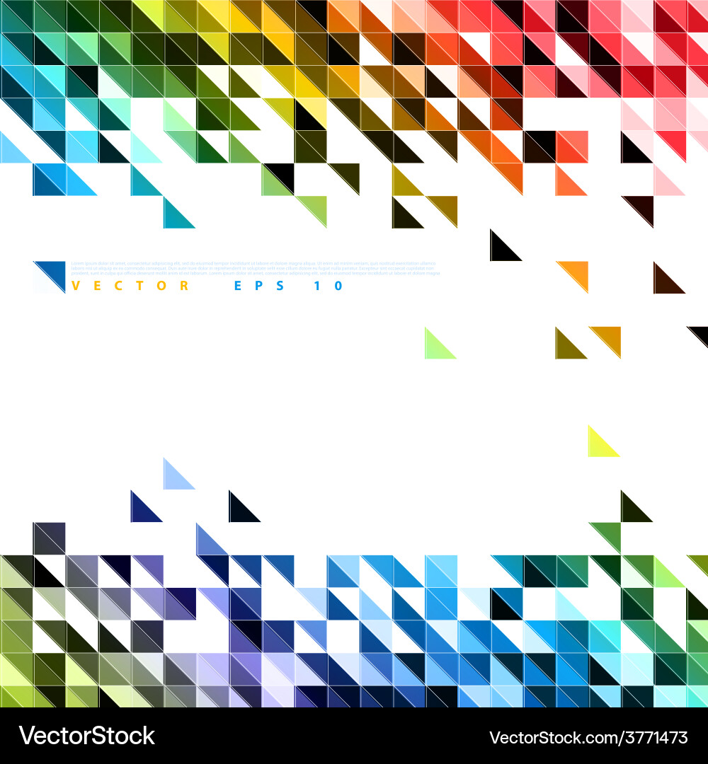 Background abstract polygon triangle vector image