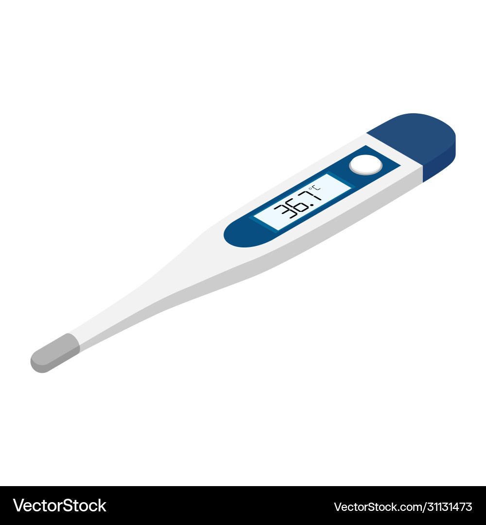 Celsius elektronisches medizinisches Thermometer Celsius elektronisches medizinisches Thermometer vektorbild