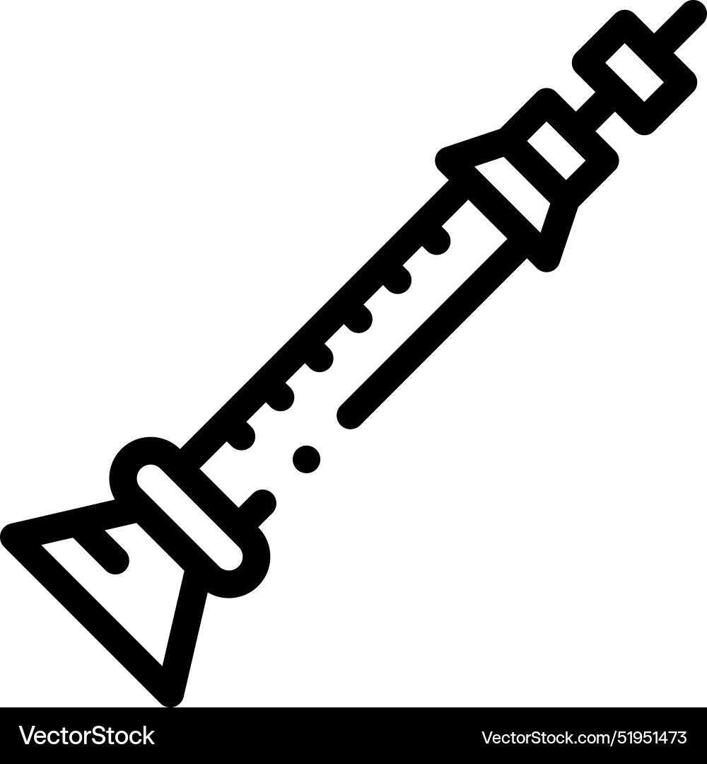 Chirimia icon thin linear style design isolated Chirimia icon thin linear style design isolated vector image