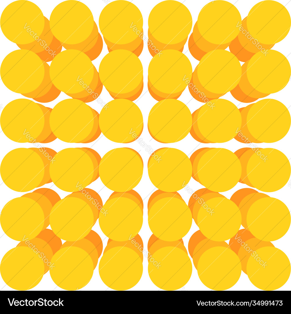 Grid mesh 3d spatial stacked tier circles Grid mesh 3d spatial stacked tier circles vector image