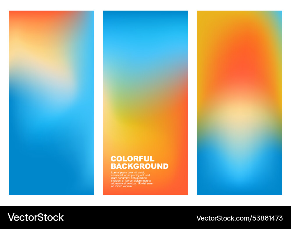 Mobile format gradient mesh background summer Mobile format gradient mesh background summer Vector Image