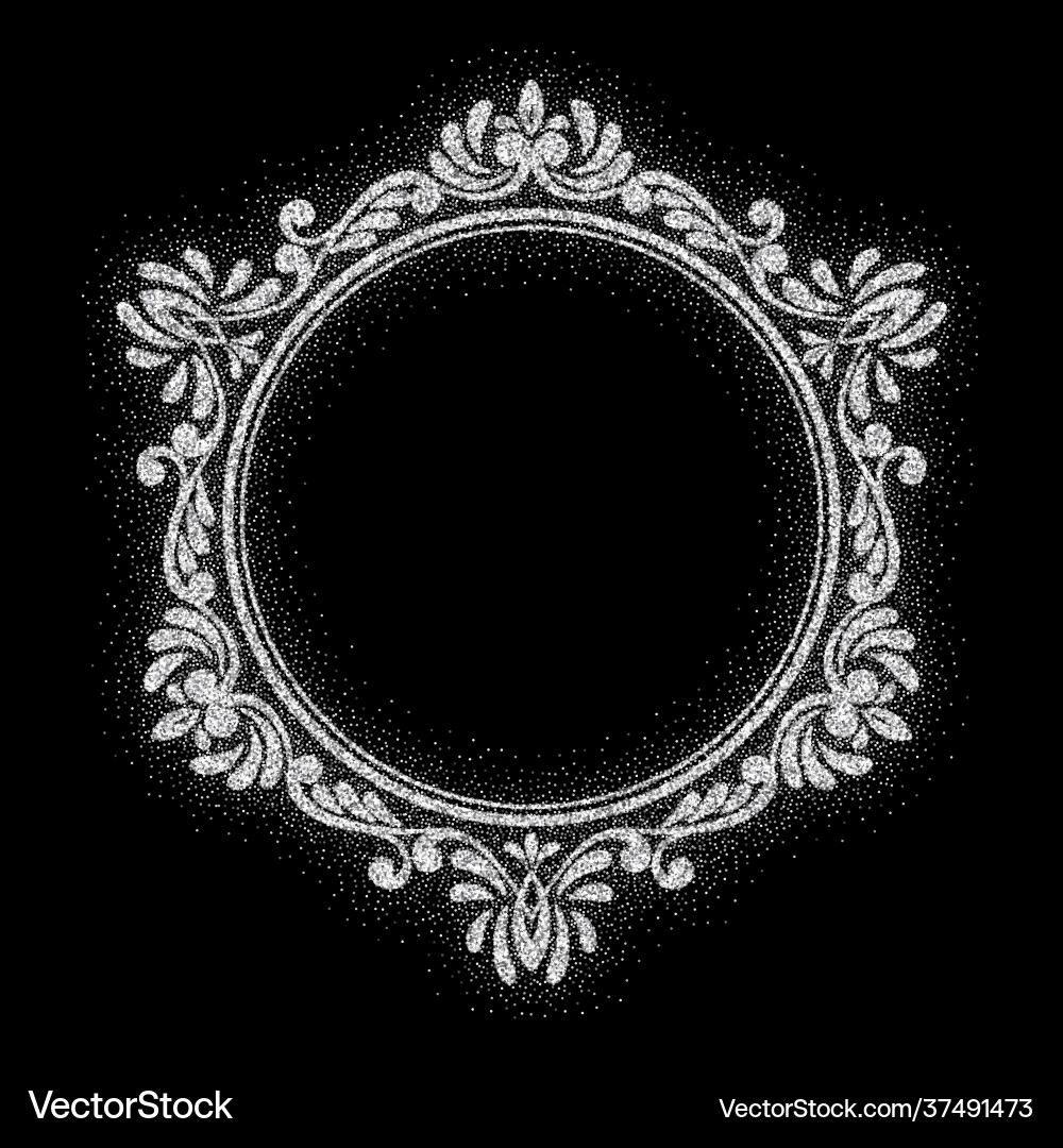 Retro shiny frame or border Retro shiny frame or border vector image