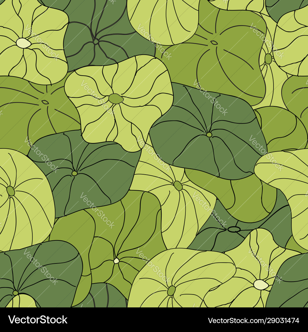 Lily pads blanket full coverage pattern Lily pads blanket full coverage pattern Vector Image