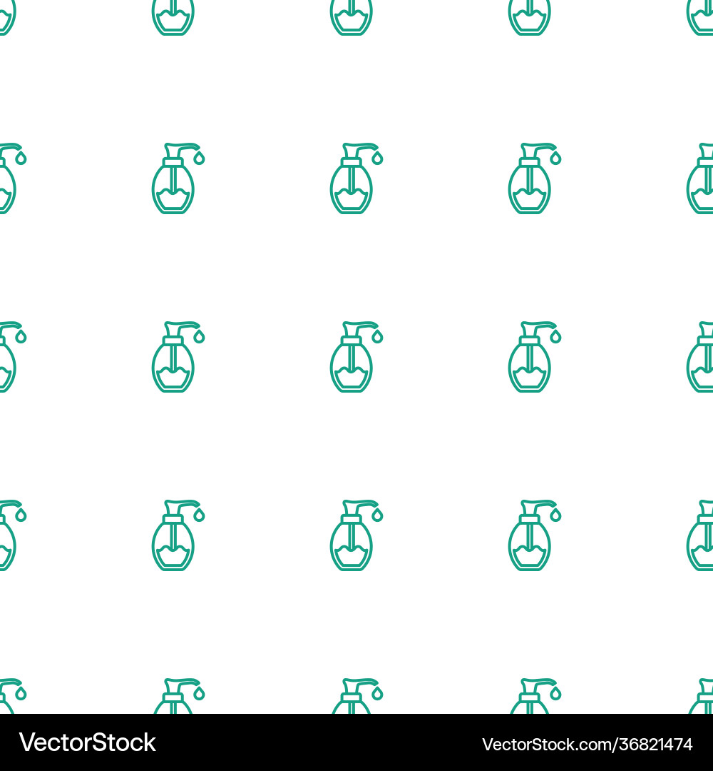 Soap icon pattern seamless white background Vector Image