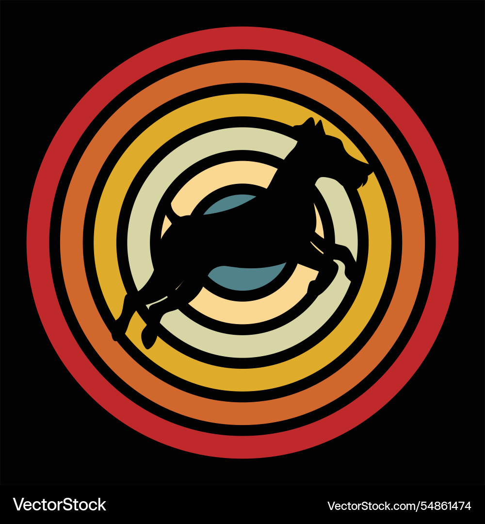 Welsh terrier retro Welsh terrier retro vector image