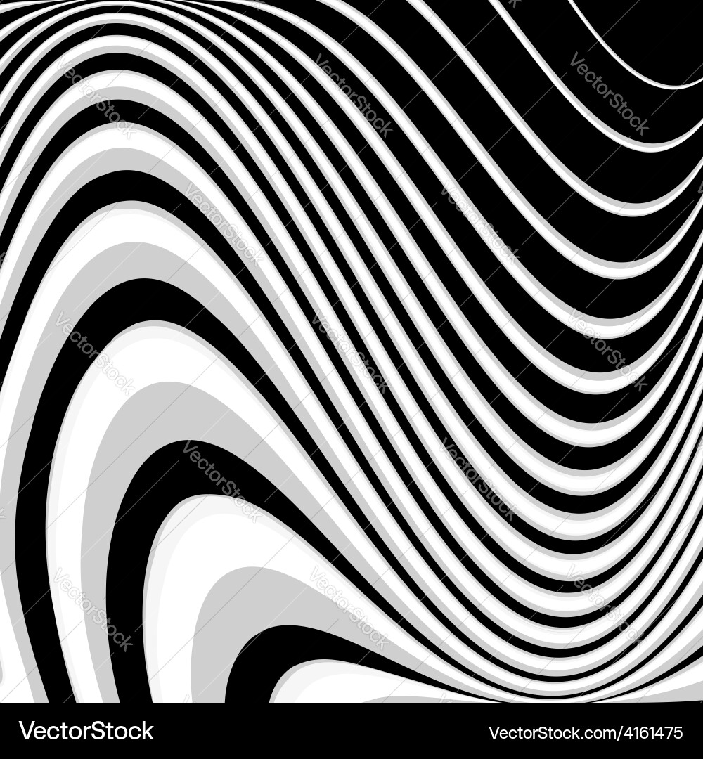 Design monochrome parallel waving lines background Design monochrome parallel waving lines background vector image
