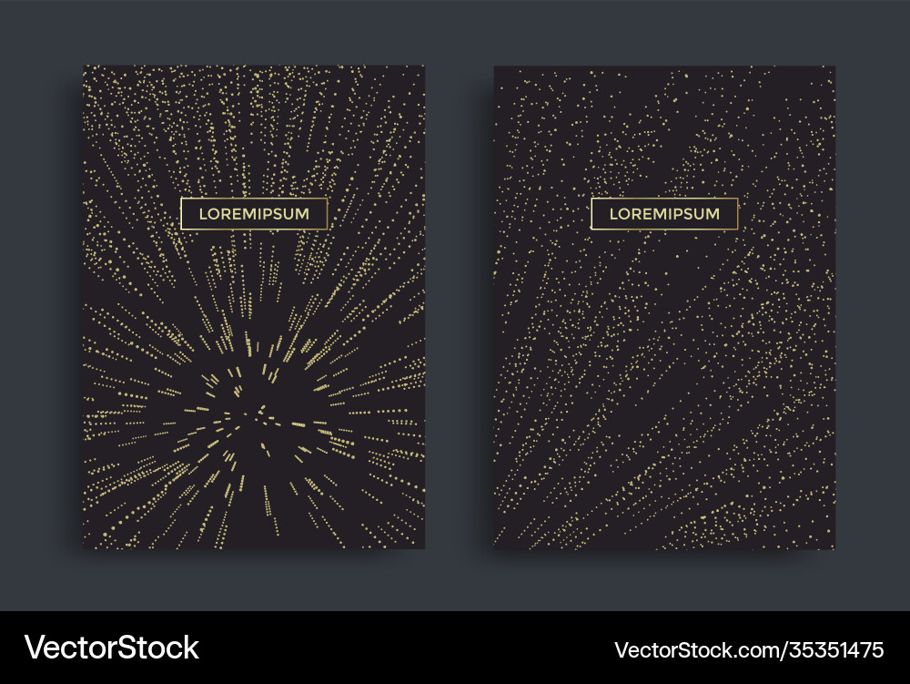 Dynamischer Starburst Motion Hintergrund Vektorbild