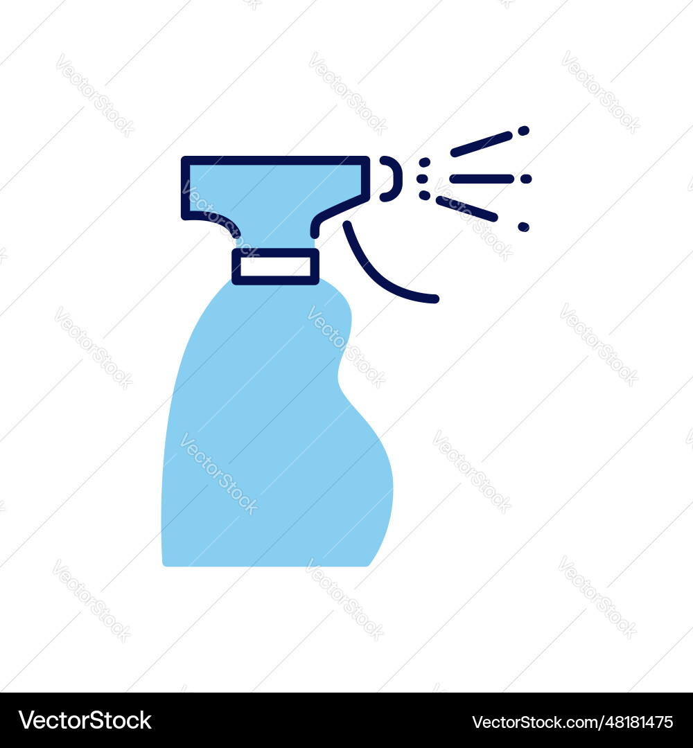Medizinische Spray Desinfektions-Symbol Medizinische Spray Desinfektions-Symbol vektorbild