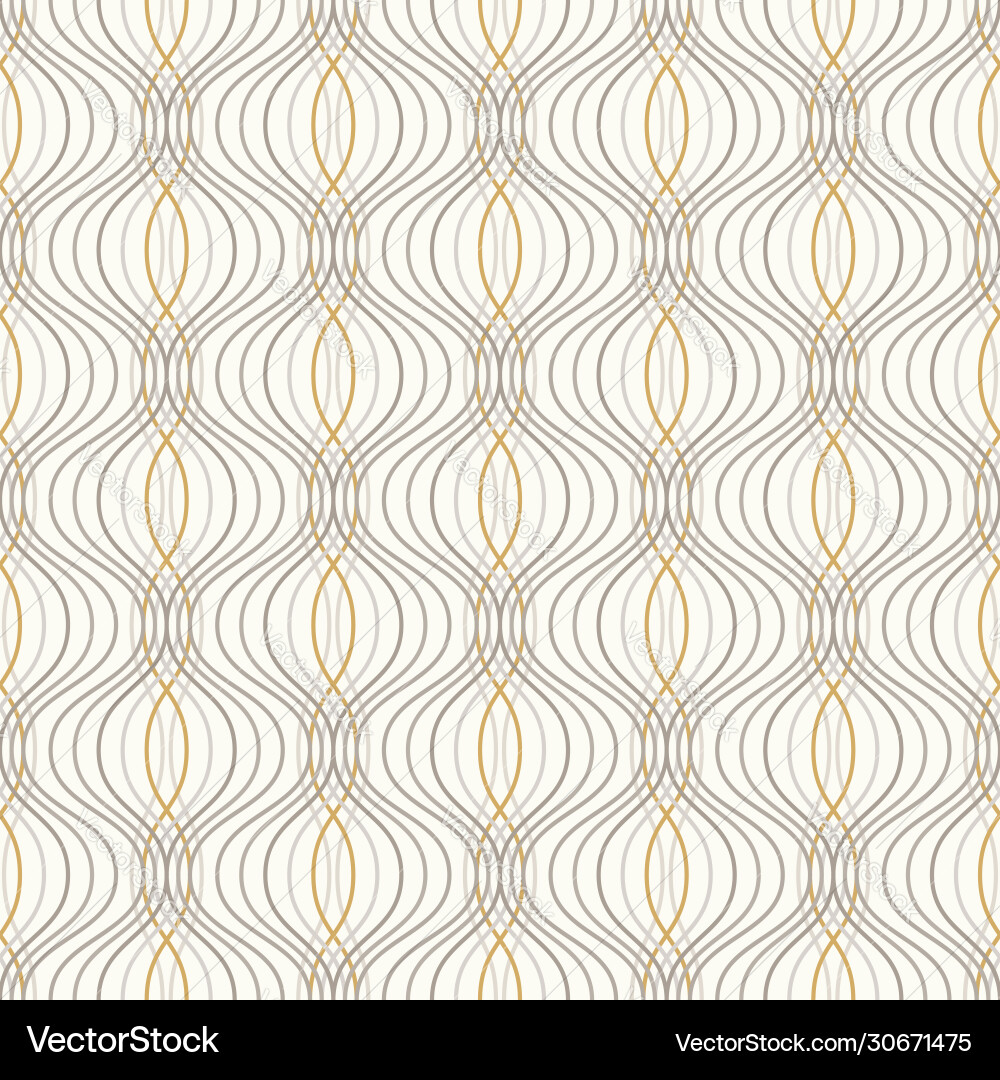 Ogee Curved Pattern - Retro Wave vector image