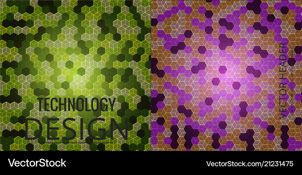 Set of geometric pattern abstract background Set of geometric pattern abstract background vector image