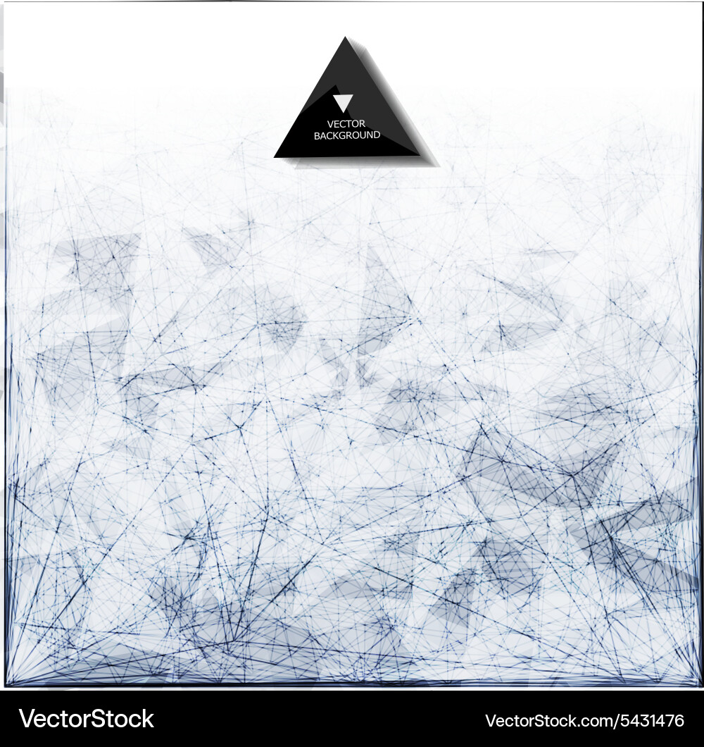 Abstract web background triangles vector image
