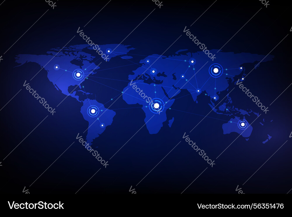 Abstract world map digital texture pattern Abstract world map digital texture pattern vector image