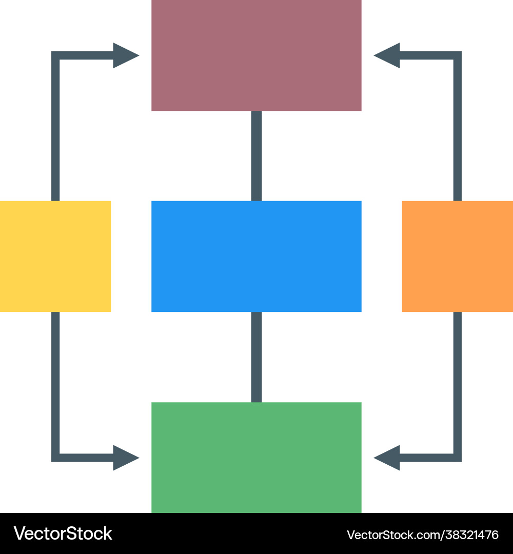 Algorithm graph vector image