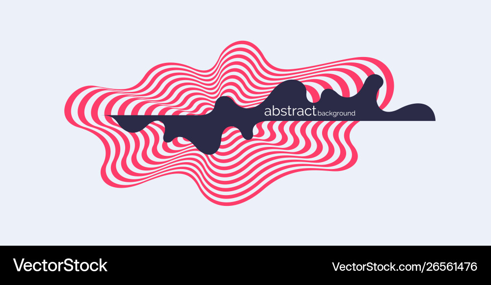 Amorphous elements with effect visual vector image