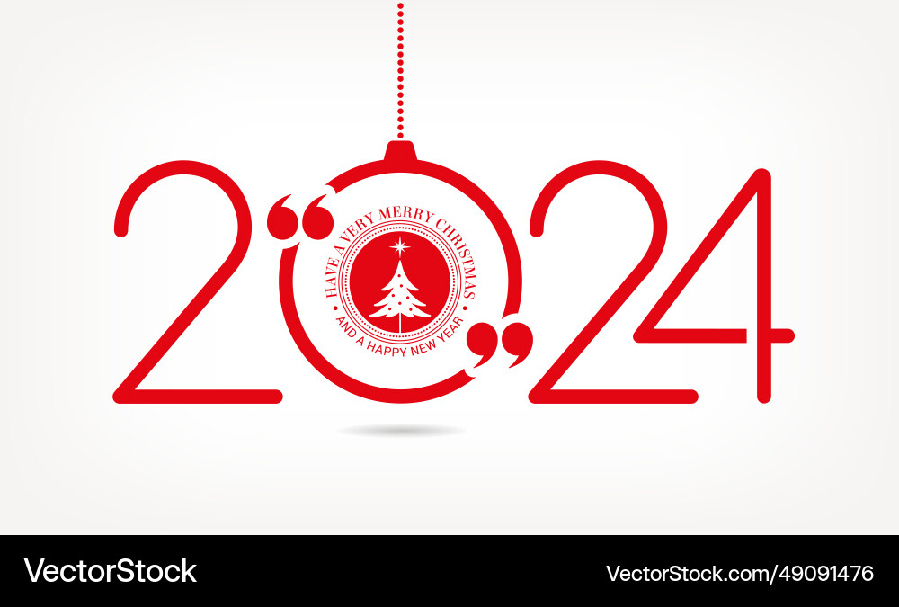 Creative concept of 2024 happy new year posters Creative concept of 2024 happy new year posters vector image