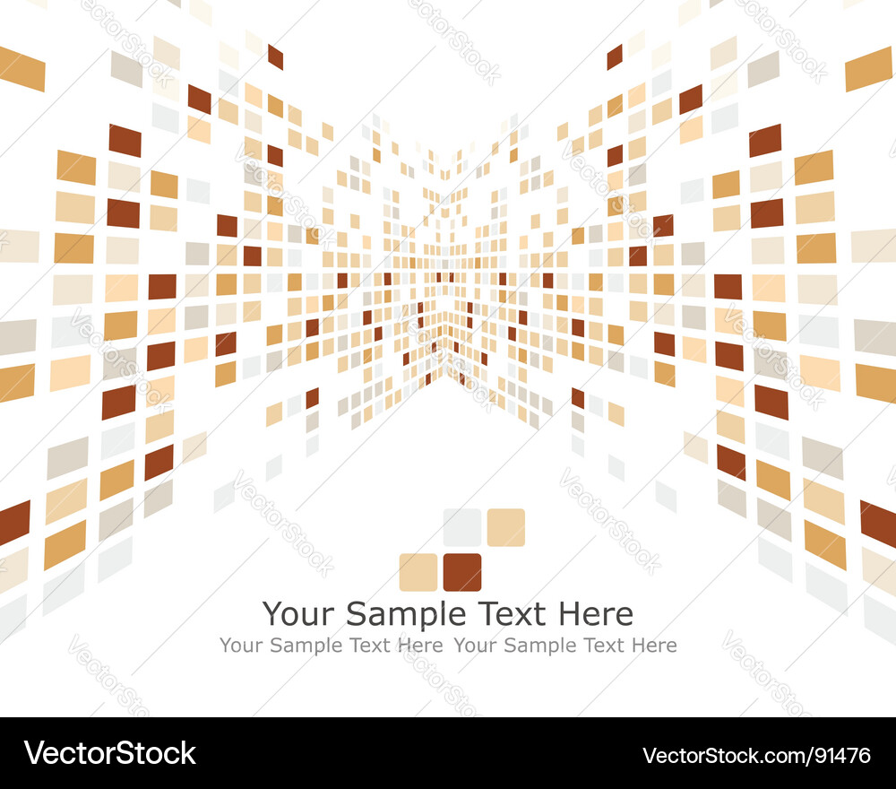 Geometrischer Block Hintergrund Vektorbild