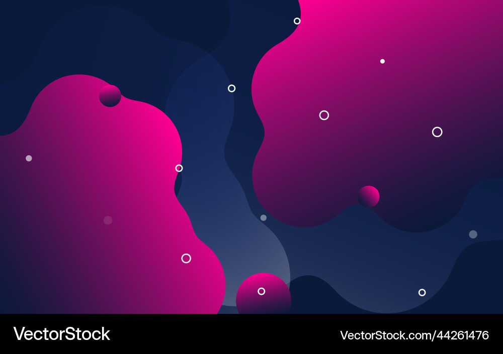 Liquid shapes and forms blobs with gradient color Liquid shapes and forms blobs with gradient color Vector Image