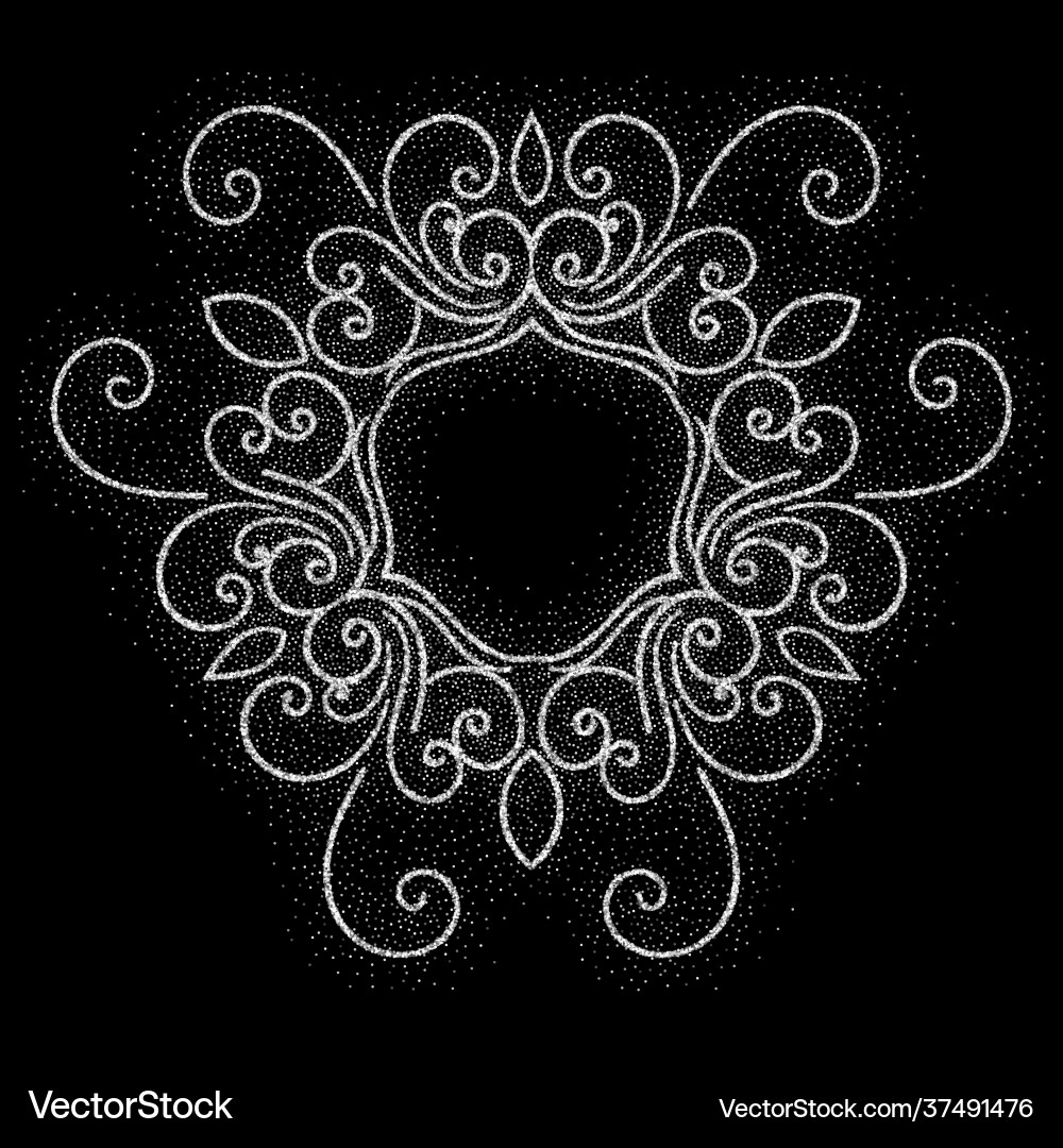 Retro shiny frame or border Retro shiny frame or border vector image