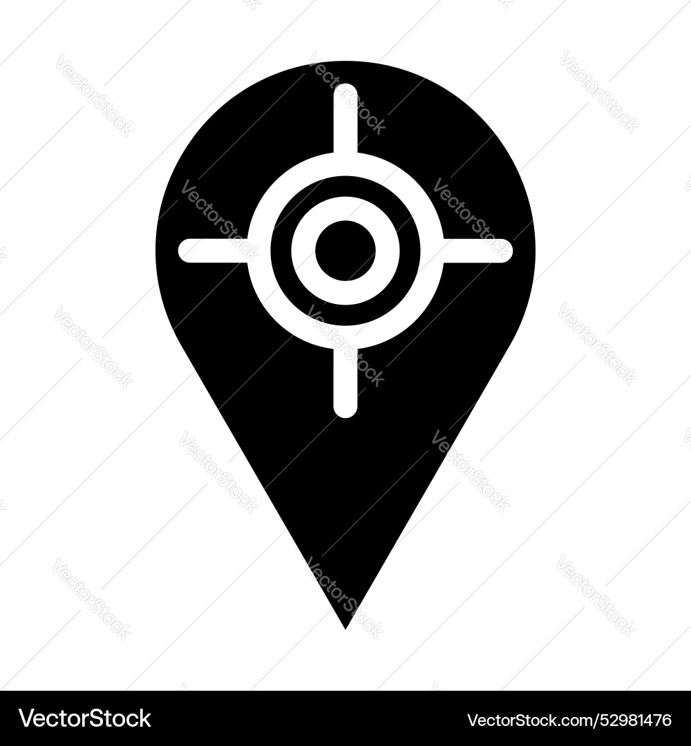 Tracking system set gps navigation symbol Vector Image