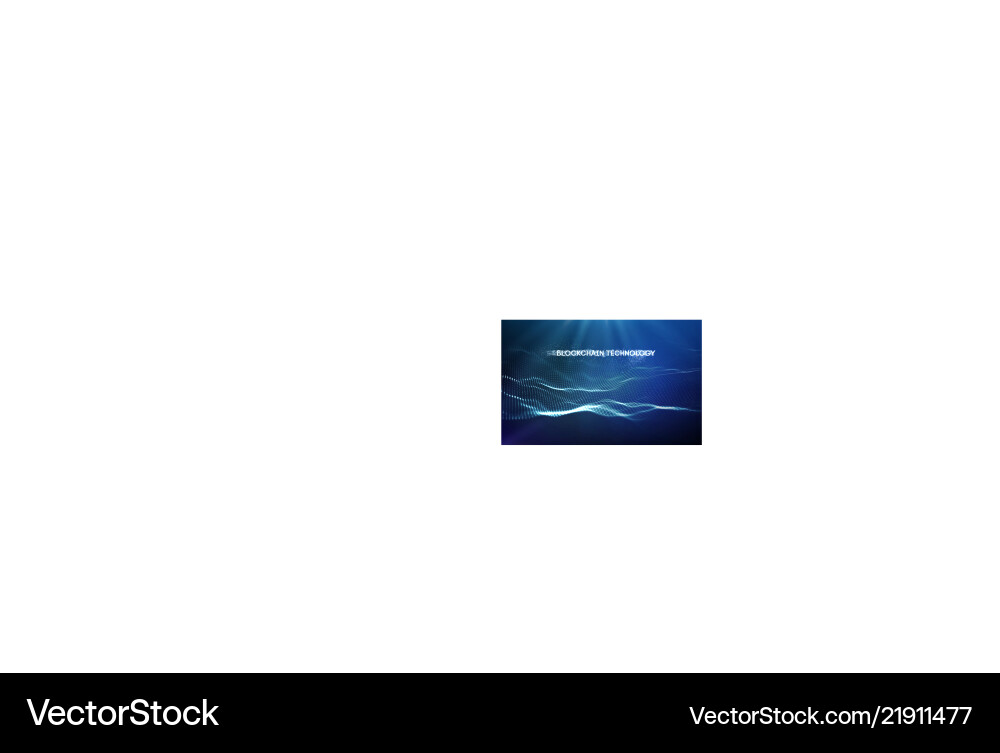 Blockchain Technology Background Vector Image