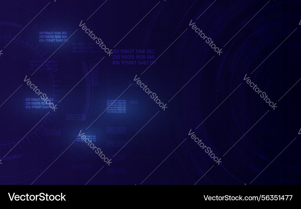 Growing global network and data Growing global network and data vector image