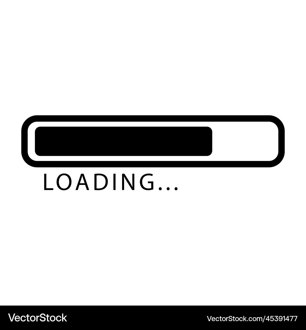 Loading icon related for time simple design Loading icon related for time simple design vector image