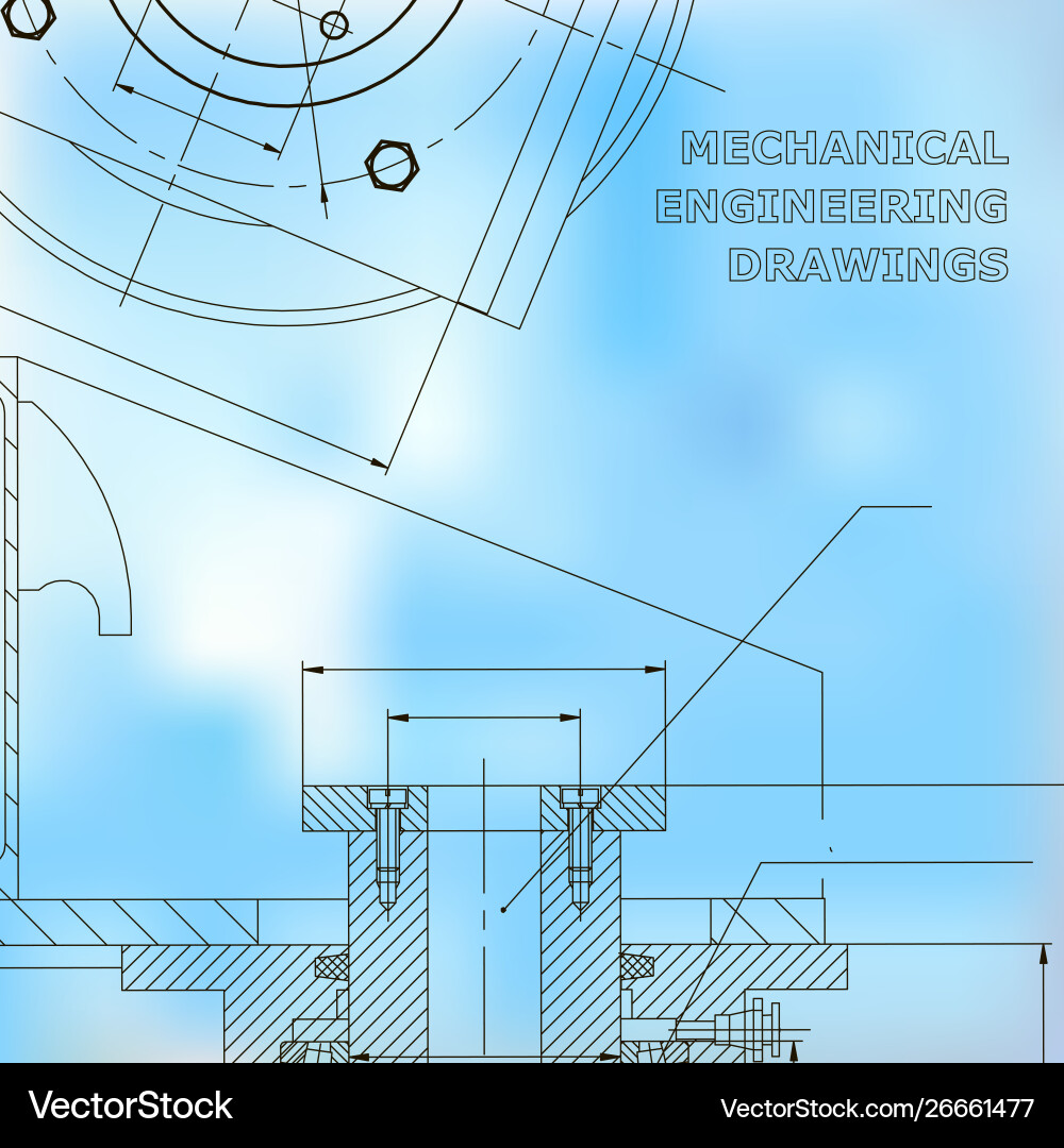 Mechanics technical design engineering style Vector Image