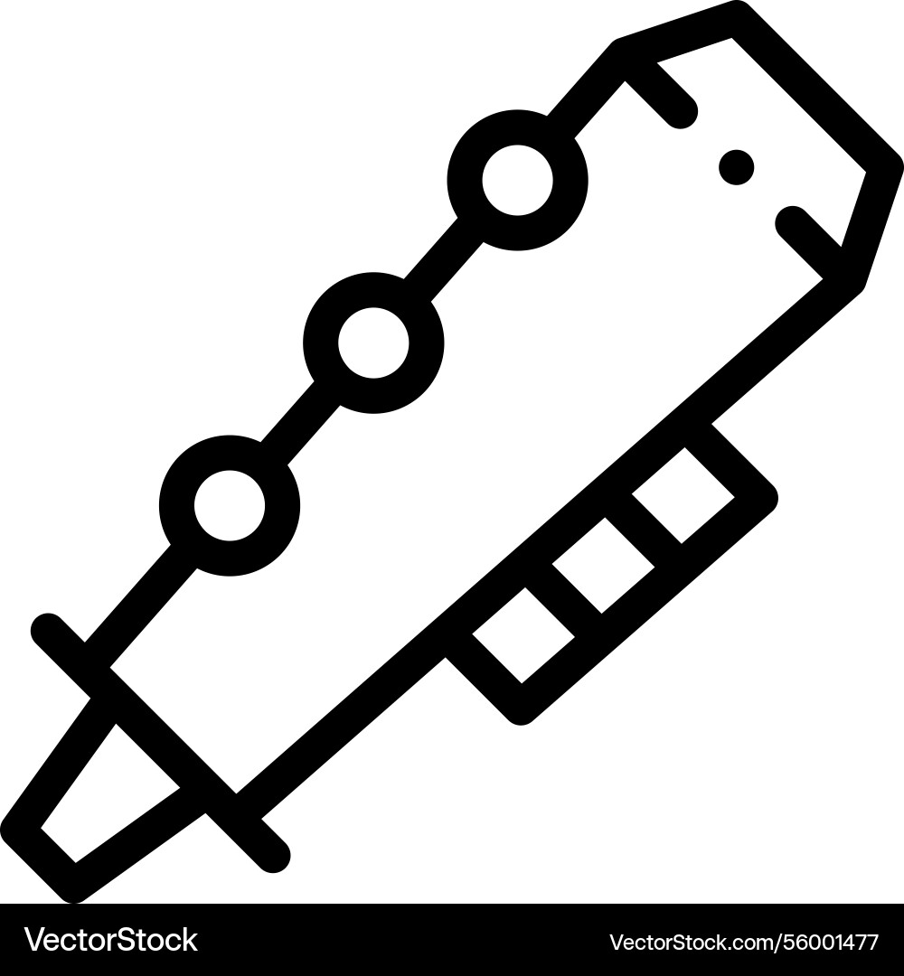 Observatory icon thin linear style design Observatory icon thin linear style design vector image