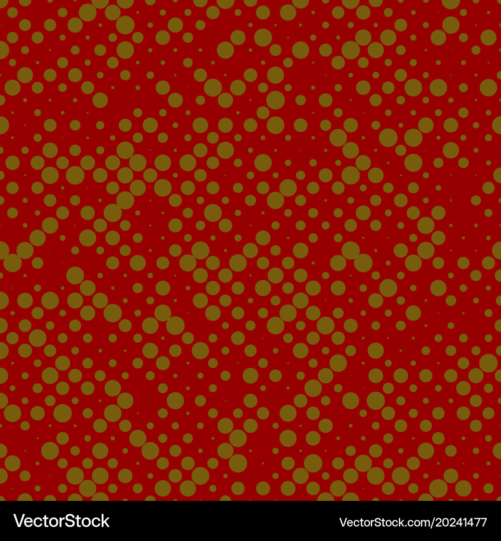 Random halftone polka dot pattern background vector image