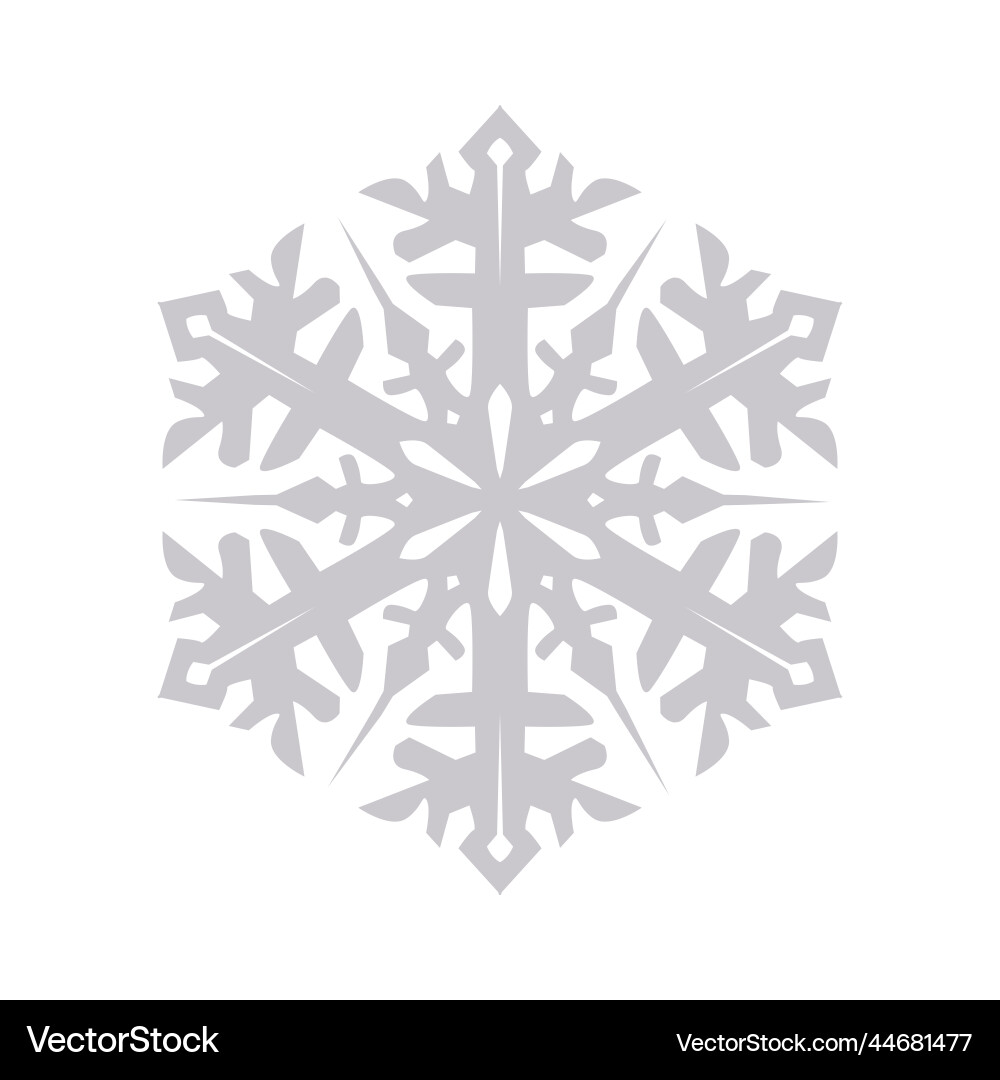 Snowflake graphics on a white background Snowflake graphics on a white background vector image