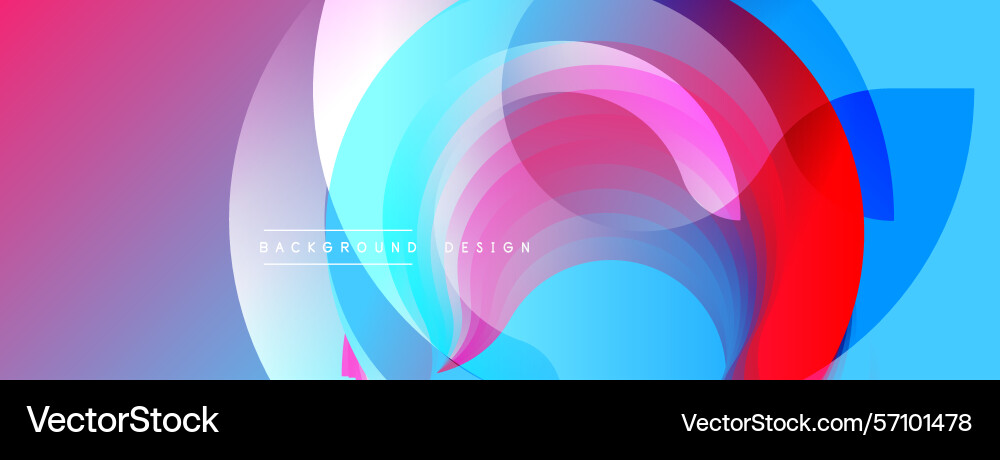 Abstract colorful layers create dynamic circular Abstract colorful layers create dynamic circular Vector Image