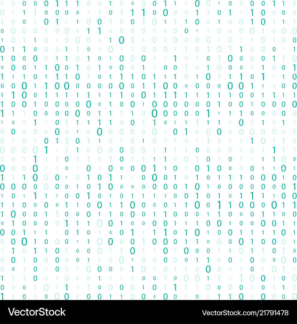 Background with digits on screen binary code zero Background with digits on screen binary code zero vector image