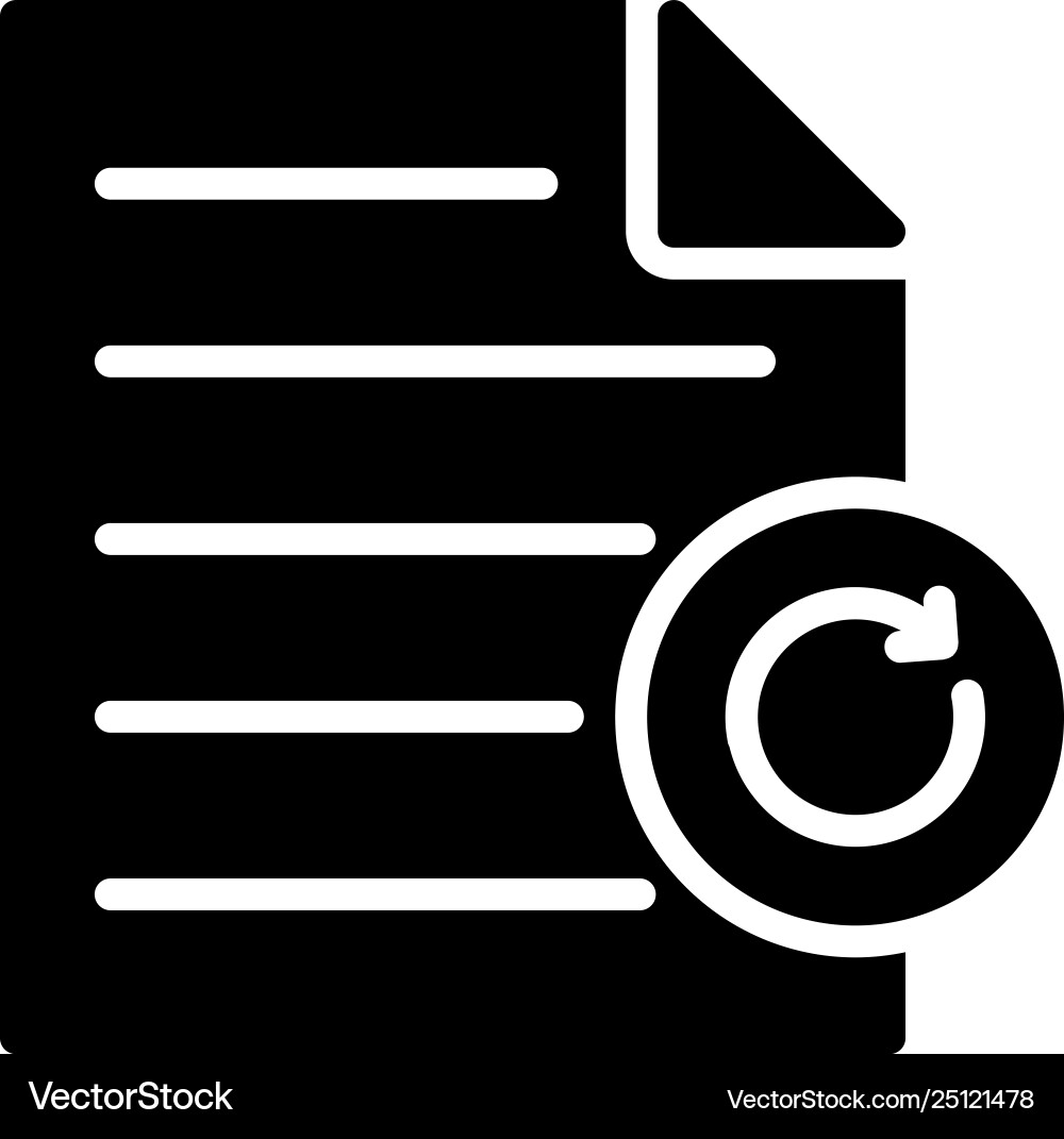 Reload file Reload file vector image