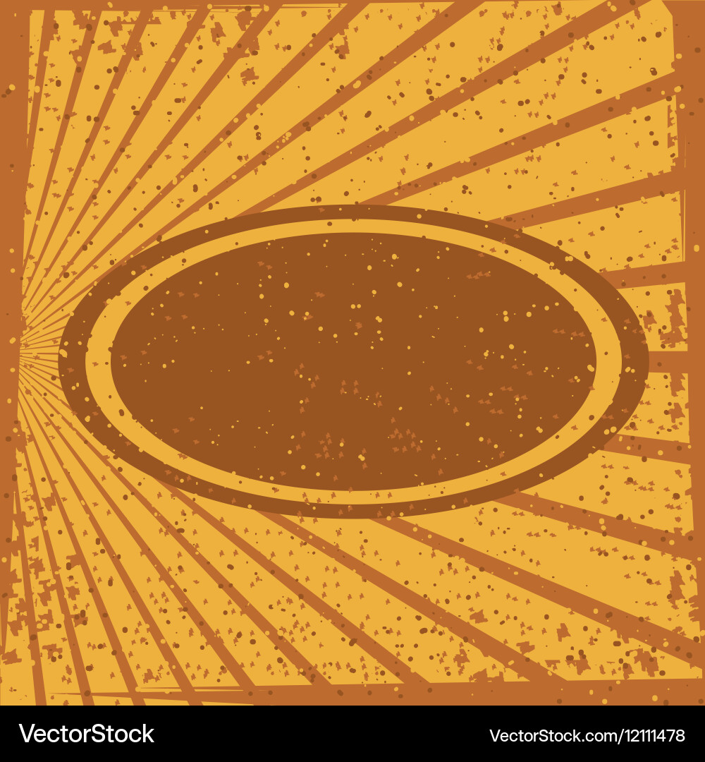 Retro background with label design vector image