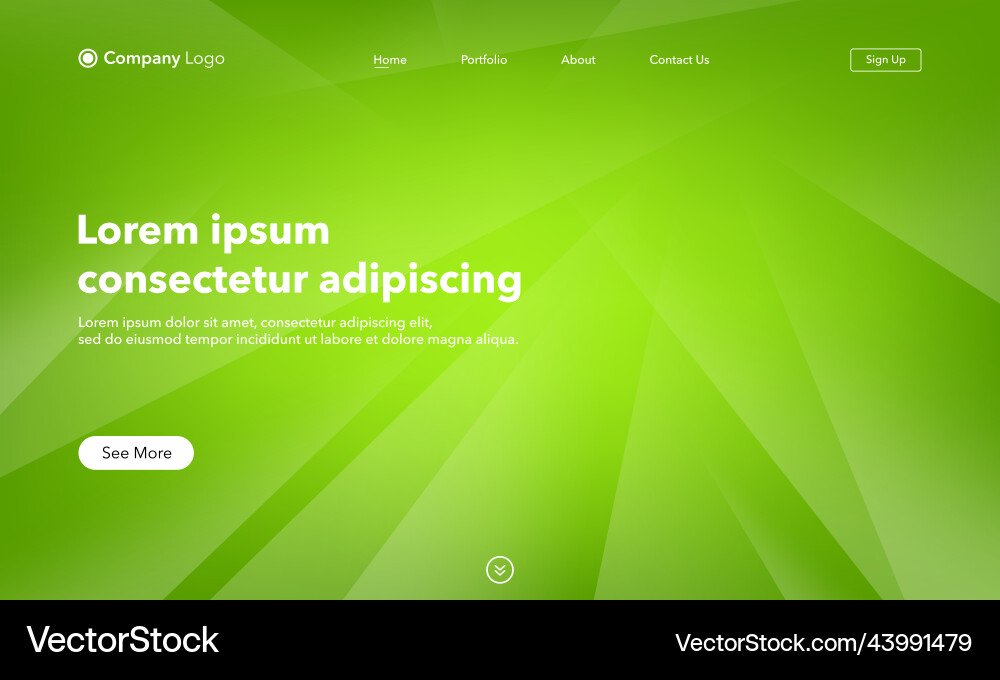 Abstract background website landing page template Abstract background website landing page template vector image