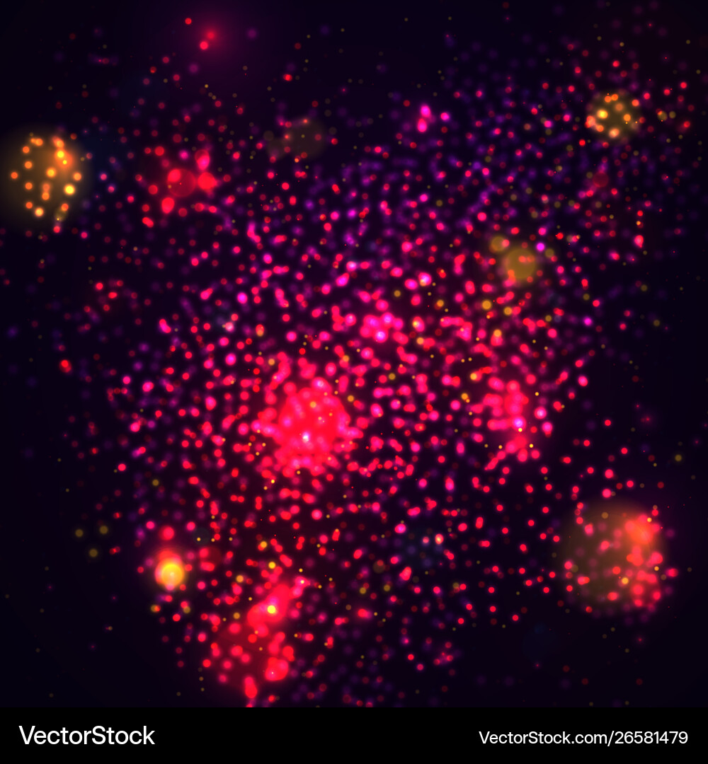 Bokeh lights background Vector Image
